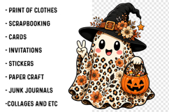 Spooky Ghost Friends Halloween PNG, Halloween PNG, Boo PNG Product Image 3