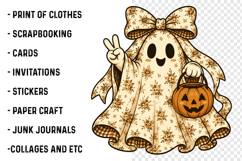Spooky Ghost Friends Halloween PNG, Halloween PNG, Boo PNG Product Image 3