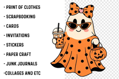 Spooky Ghost Friends Halloween PNG, Halloween PNG, Boo PNG Product Image 3
