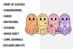 Spooky Ghost Friends Halloween PNG, Halloween PNG, Boo PNG Product Image 3