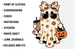 Spooky Ghost Friends Halloween PNG, Halloween PNG, Boo PNG Product Image 3