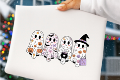Spooky Ghost Friends Halloween PNG, Halloween PNG, Boo PNG Product Image 4