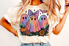 Iridescent Ghost Png, Coquette Halloween Design, Spooky PNG Product Image 2