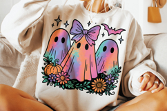 Iridescent Ghost Png, Coquette Halloween Design, Spooky PNG Product Image 3