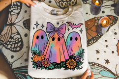 Iridescent Ghost Png, Coquette Halloween Design, Spooky PNG Product Image 4