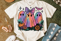 Iridescent Ghost Png, Coquette Halloween Design, Spooky PNG Product Image 6
