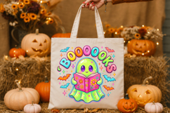 Spooky Ghost Reading Book Png Product Image 2