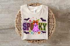 Spooky Ghost Rhinestone PNG Design Product Image 6