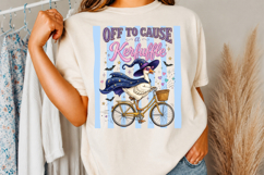 Spooky Goose Witch Bicycle PNG,Halloween Goose Png Product Image 3