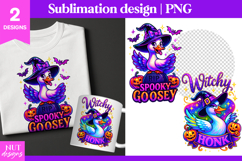 Goose Halloween sublimation Silly Goose Witch T-shirt Product Image 1