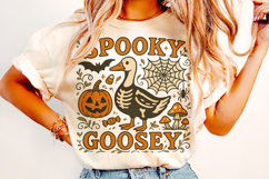 Spooky Goosey PNG, Halloween Goose PNG, Silly Goose PNG Product Image 2
