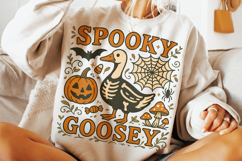 Spooky Goosey PNG, Halloween Goose PNG, Silly Goose PNG Product Image 3