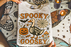 Spooky Goosey PNG, Halloween Goose PNG, Silly Goose PNG Product Image 1