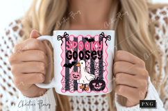 Girly Spooky Goosey Halloween PNG Product Image 2