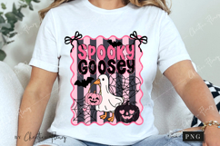 Girly Spooky Goosey Halloween PNG Product Image 3