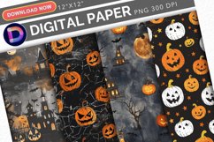Spooky Halloween Digital Paper Product Image 1