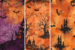 Spooky Halloween Digital Paper Bundle Product Image 5