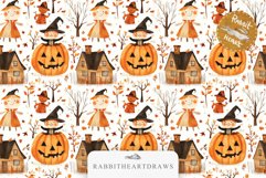 Spooky Halloween digital paper patterns perfect for crafts invites decor pumpkins witch ghost more  hauntingly fun celebration scary watercolor pattern horror party witchcraft bat Halloween digital paper, spooky patterns, pumpkin, witches, ghosts, spooky 