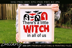 Witchy Halloween SVG for Cricut Spooky T-shirt Mug Design Product Image 4