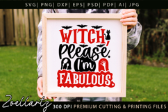 Witch Please SVG Spooky Halloween Funny T-shirt Mug Design Product Image 2