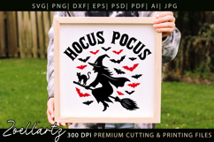 Hocus Pocus SVG Spooky Witch Funny Halloween Quote SVG Product Image 5