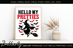 Hello My Pretties SVG for Cricut Spooky Witch Halloween SVG Product Image 3