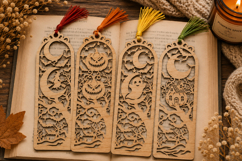 Spooky Halloween Laser Cut Bookmarks Product Image 1