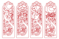 Spooky Halloween Laser Cut Bookmarks Product Image 3