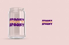 spooky halloween libbey beer can glass wrap svg presized template for 16oz and 20oz glass
