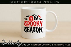 Spooky Season SVG for Cricut Halloween T-shirt Mug Design Product Image 5