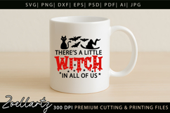 Witchy Halloween SVG for Cricut Spooky T-shirt Mug Design Product Image 5
