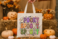 Spooky Halloween Png, Halloween Word Art PNG Product Image 2