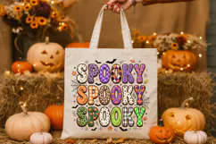 Spooky Halloween Png, Halloween Word Art PNG Product Image 2