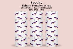 spooky halloween skinny tumbler sublimation wrap with high resolution and transparant background are for 20oz and 30oz skinny tumbler