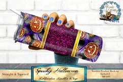 This is a Spooky Halloween sublimation design. sized to fit a 20oz skinny tumbler.