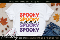 Spooky Mama SVG for Cricut Halloween T-shirt Mug Design Product Image 8