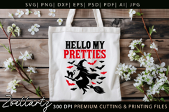 Hello My Pretties SVG for Cricut Spooky Witch Halloween SVG Product Image 5