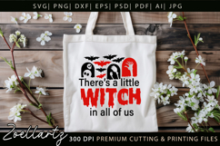 Witchy Halloween SVG for Cricut Spooky T-shirt Mug Design Product Image 5