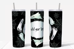 Spooky Halloween Tumbler Sublimation Design Product Image 2