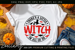 Spooky Witch SVG Cut File Funny Halloween T-shirt Mug Design Product Image 2