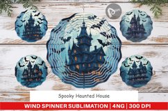 Wind Spinner Spooky Haunted House Product Image 1