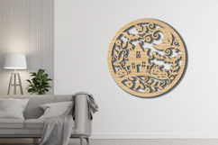 Spooky Haunted House Laser Cut SVG Product Image 4