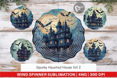 Wind Spinner Spooky Haunted House Product Image 1