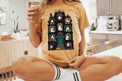 Haunted House PNG with Ghosts, Cute Halloween PNG Product Image 3