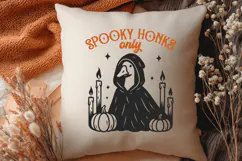 Spooky Honks Only SVG | Funny Halloween Goose PNG Design Product Image 3
