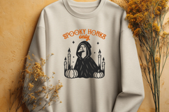 Spooky Honks Only SVG | Funny Halloween Goose PNG Design Product Image 2