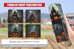 Tumbler Wrap Spooky Forest Halloween Product Image 1