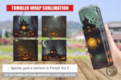 Tumbler Wrap Spooky Forest Halloween Product Image 1