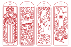 Spooky Laser Cut Wooden Bookmarks Product Image 3