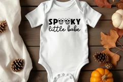 Spooky Little Babe SVG Baby Halloween, Cute Trick-or-Treater Product Image 3